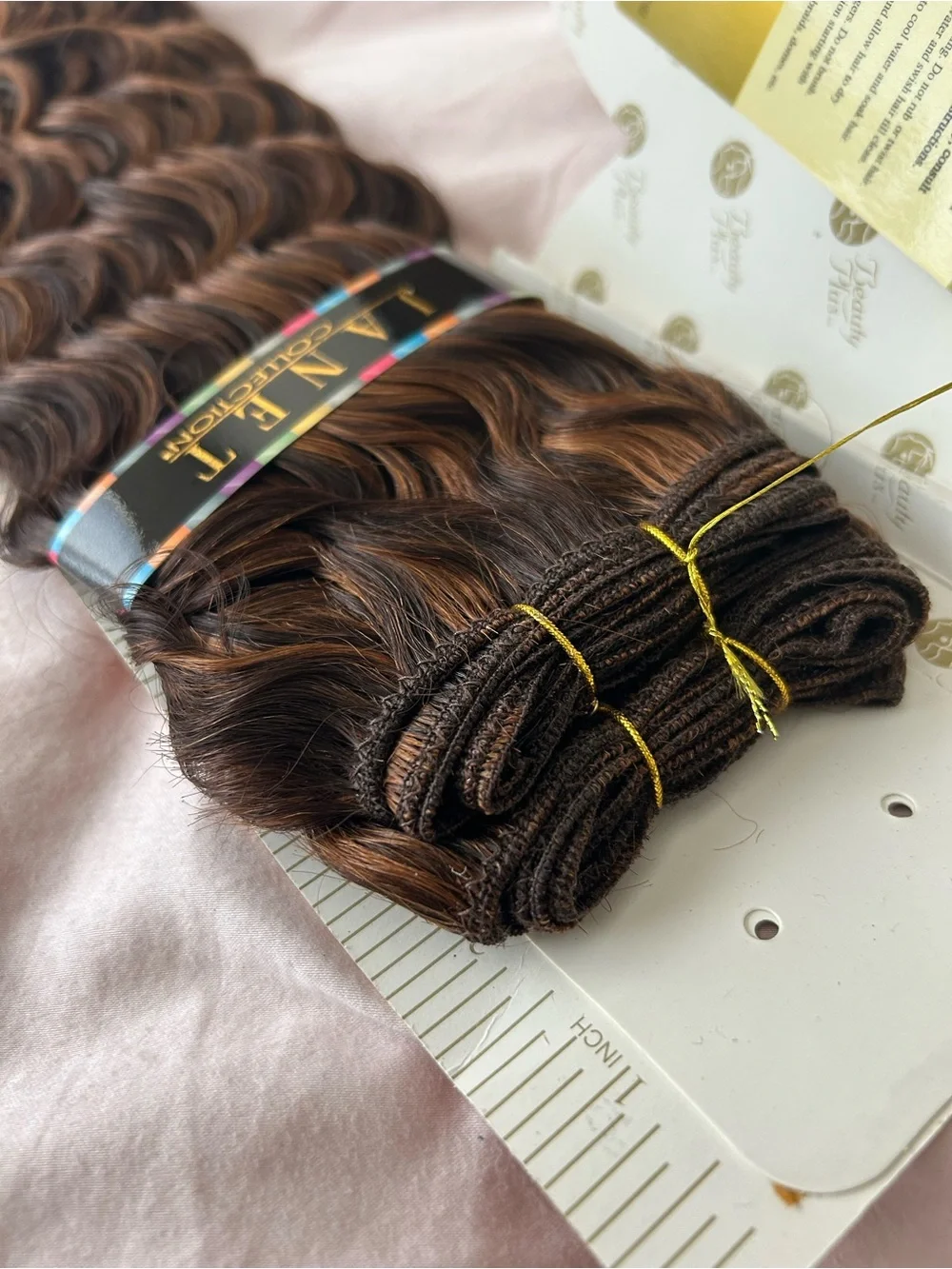 Curly European Wave Human Hair Extensions 12” - Color FR4/30